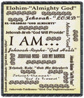 I AM Names of God Inspirational Throw